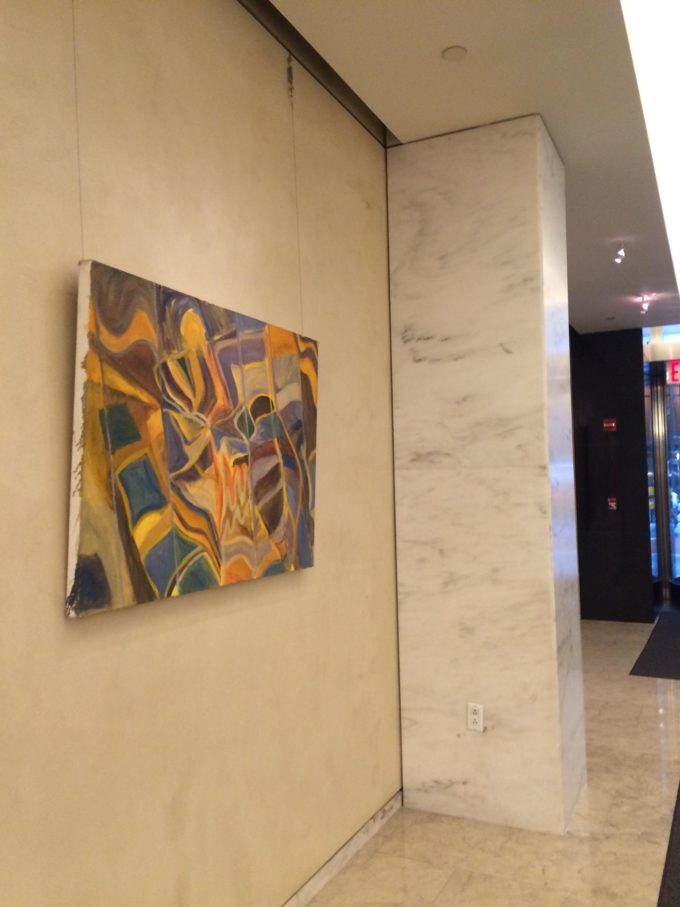 "Outside of Oceania" in #Chashama exhibit at 733 3rd Avenue, NYC