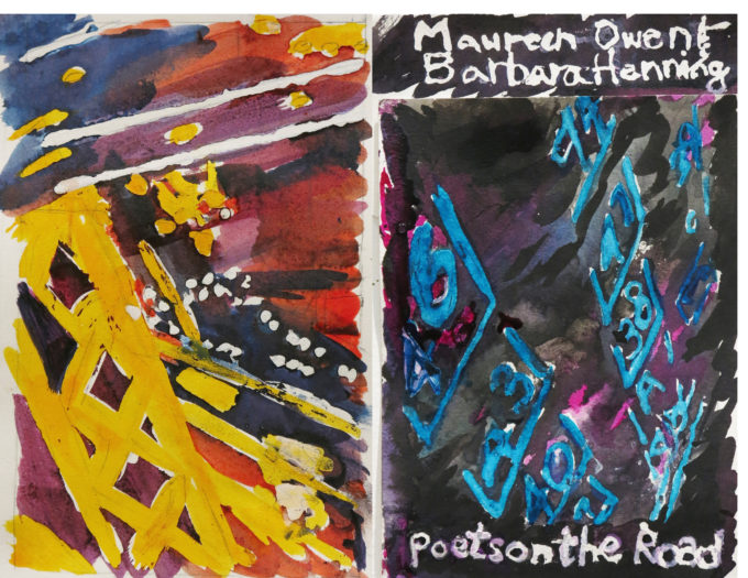 ink, watercolor and gouache on paper, 6" x 9", 2019